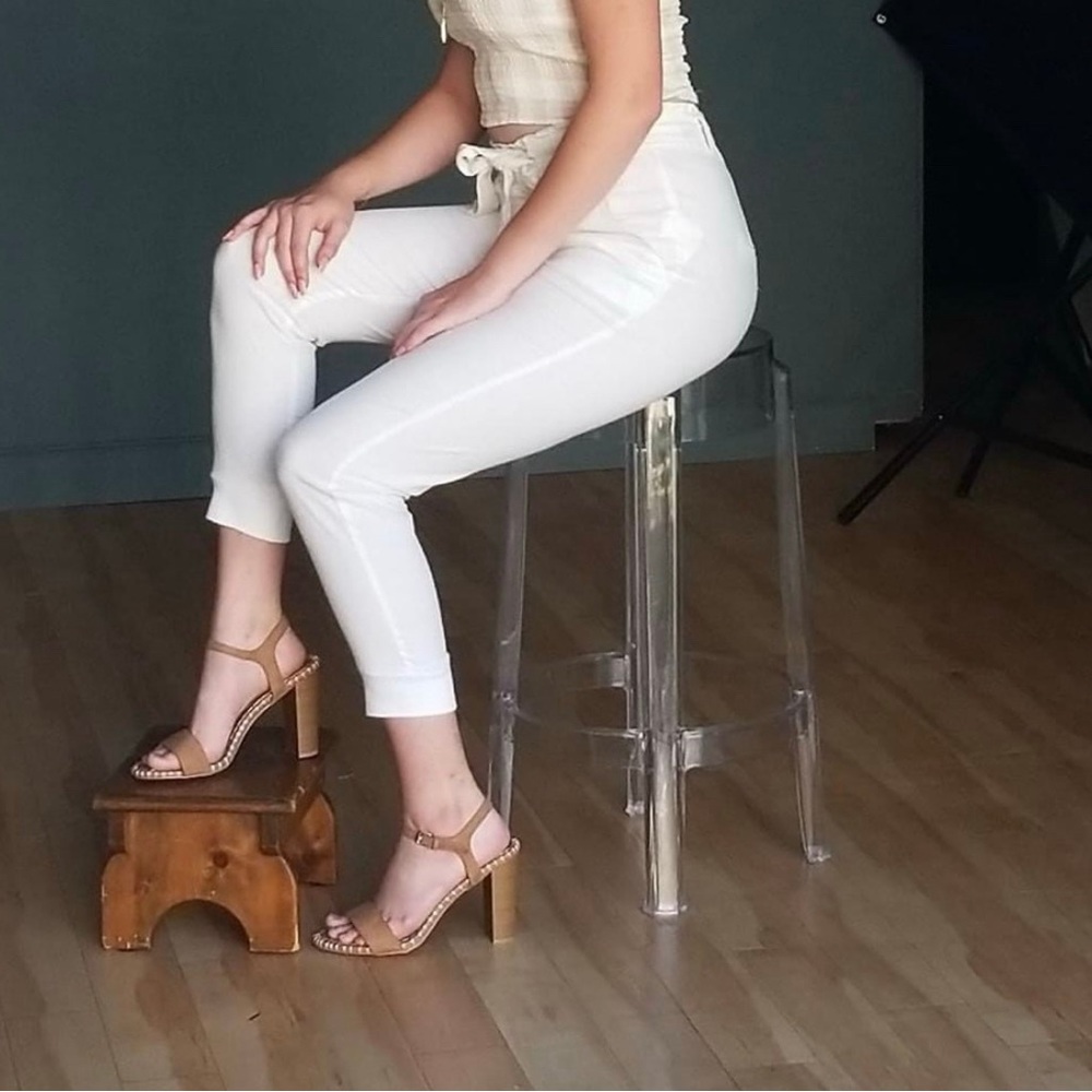 Off White Linen Pants